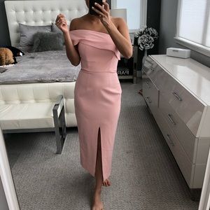 Yumi Kim Jazz Midi Dress Blush XS (Brand New)